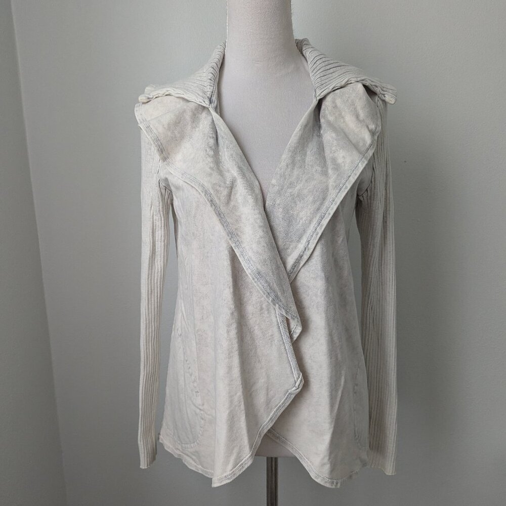 Testimony Los Angeles French Terry Open Cardigan, Medium